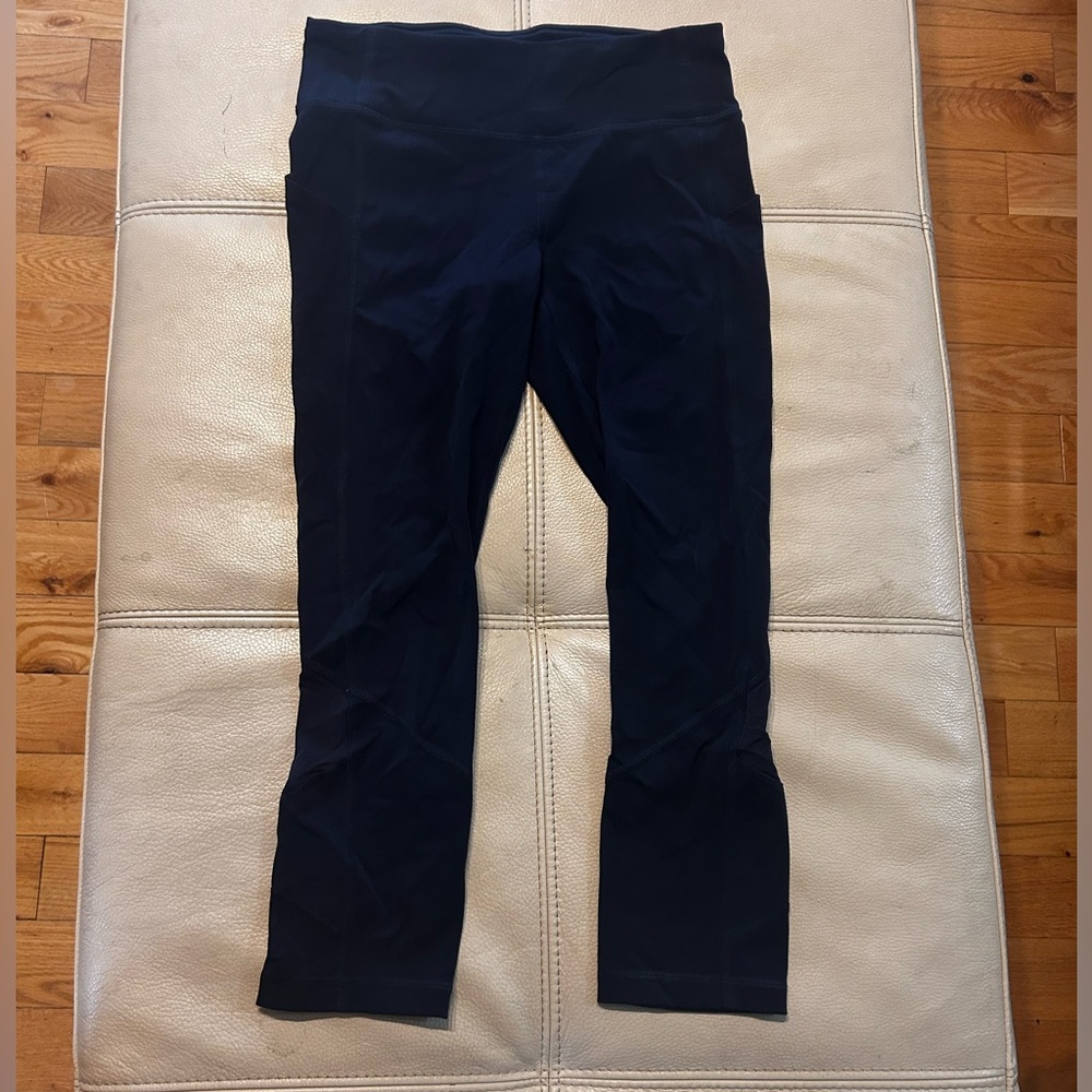 Lululemon Run Real Quick Crop Leggings